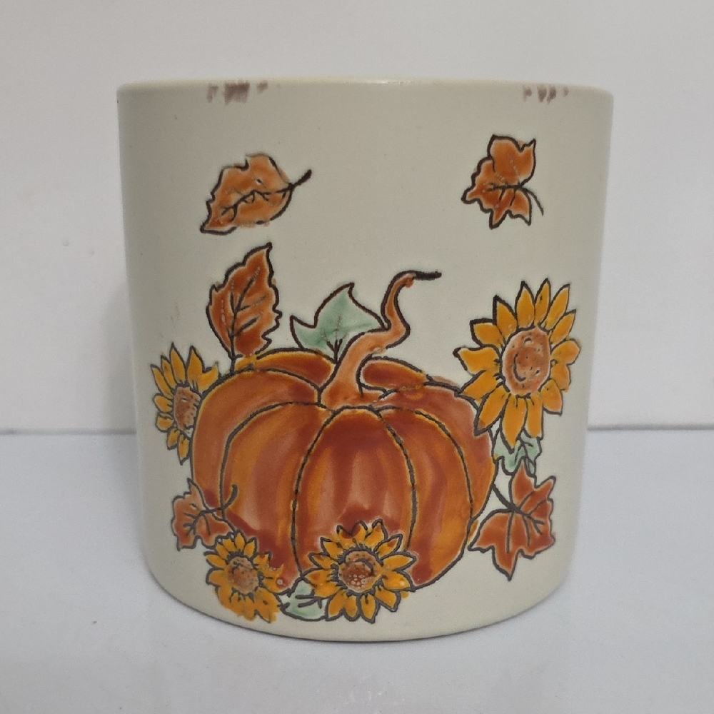 Spectrum Designz Autumn Harvest Ceramic Utensil Holder, NWOT